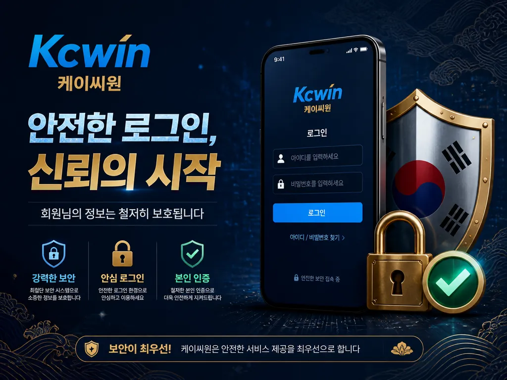 kcwin 로그인 전 확인사항